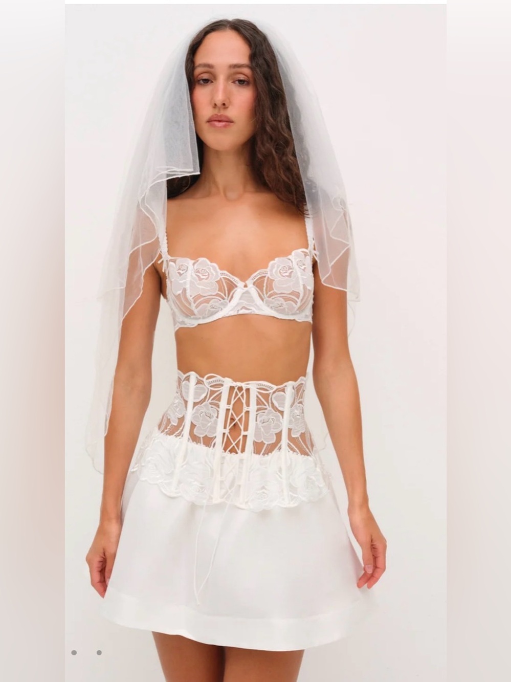 For Love & Lemons x Victoria’s Secret Blushing Blooms Mini Skirt – XL